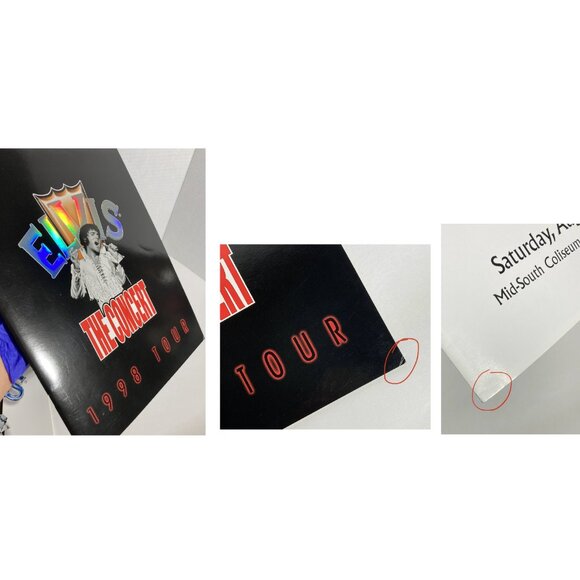 Elvis The Concert 1998 Tour / Elvis In Concert 97 (2) Program Books Memphis + - Picture 16 of 16